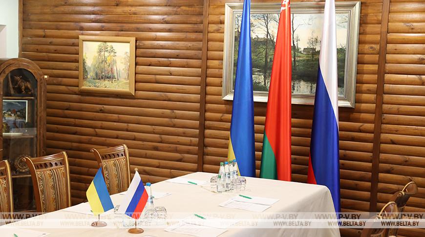 Украинская делегация прилетела в Беловежскую пущу на переговоры с Россией Украинская делегация прилетела в Беловежскую пущу на переговоры с Россией