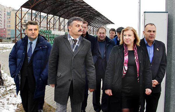 Пинск посетил министр спорта и туризма Республики Беларусь