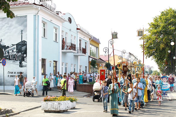 Крестный ход на праздник Успения Пресвятой Богородицы