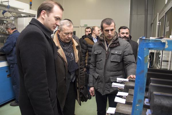 Первый секретарь ЦК БРСМ Дмитрий Воронюк посетил "Камертон"