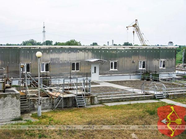 В Пинске реконструировали здание механической очистки сточных вод В Пинске реконструировали здание механической очистки сточных вод