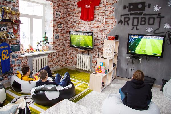 Место отдыха для любителей компьютерных игр и игровых автоматов