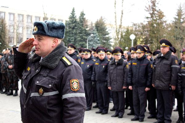 Как отметили День милиции в Пинске