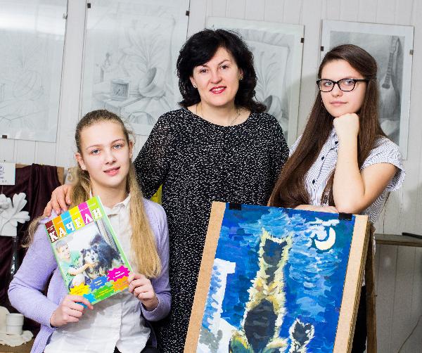 Рисунки пинских художников напечатали в журнале для детей и подростков «Качели»