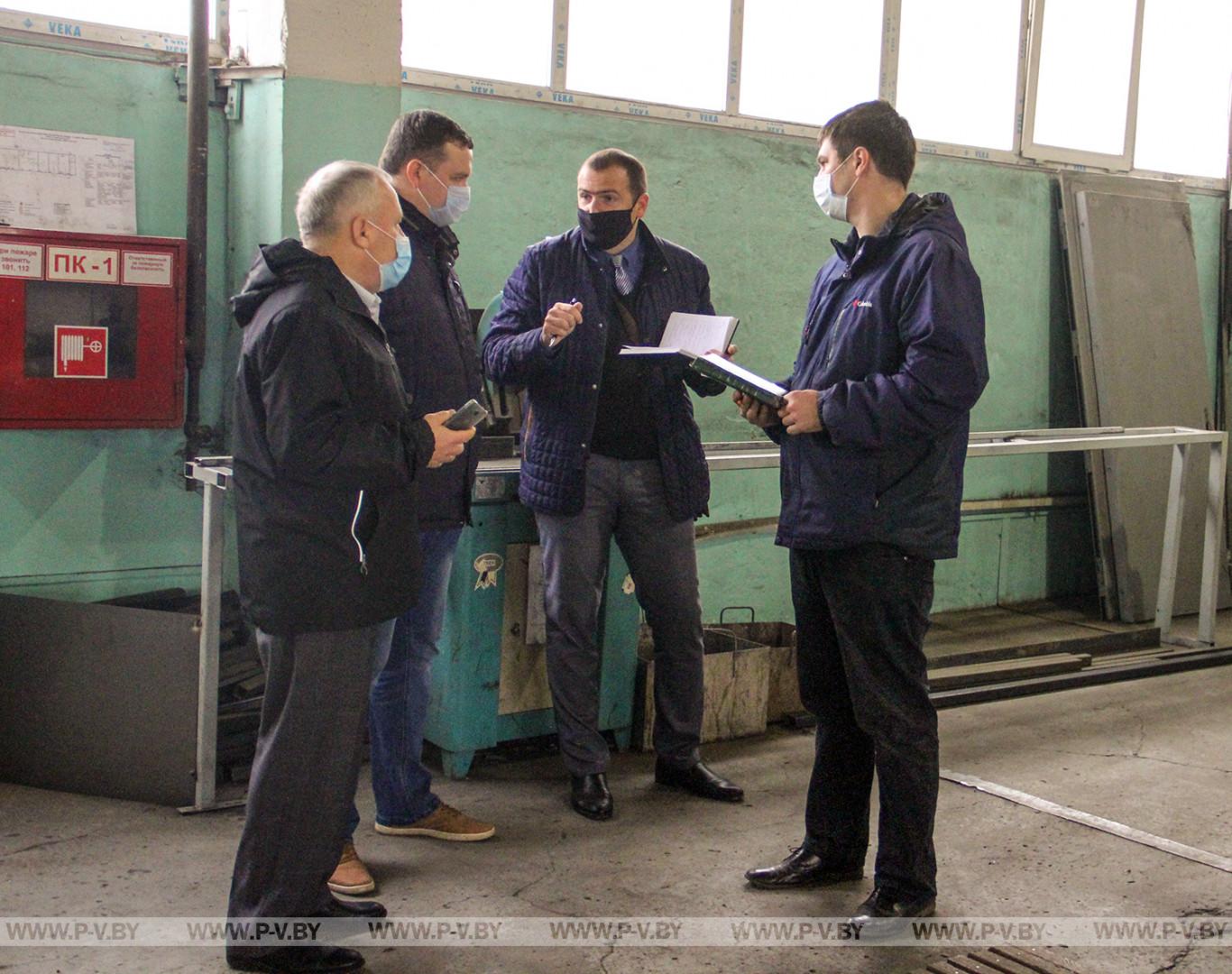 Техническая инспекция труда Федерации профсоюзов Беларуси посетила Пинск