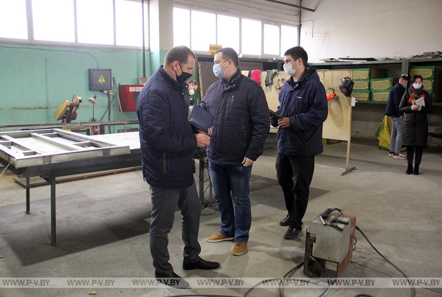 Техническая инспекция труда Федерации профсоюзов Беларуси посетила Пинск