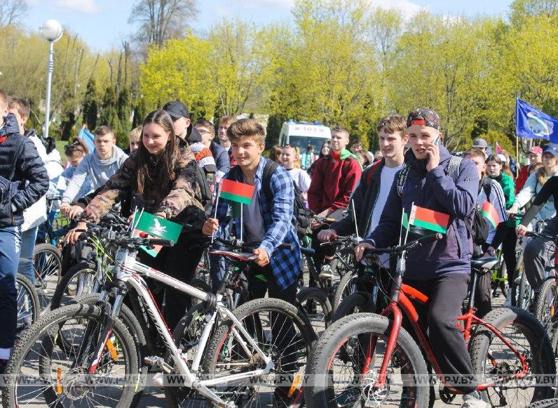 Велопробег в Пинске собрал около 300 участников