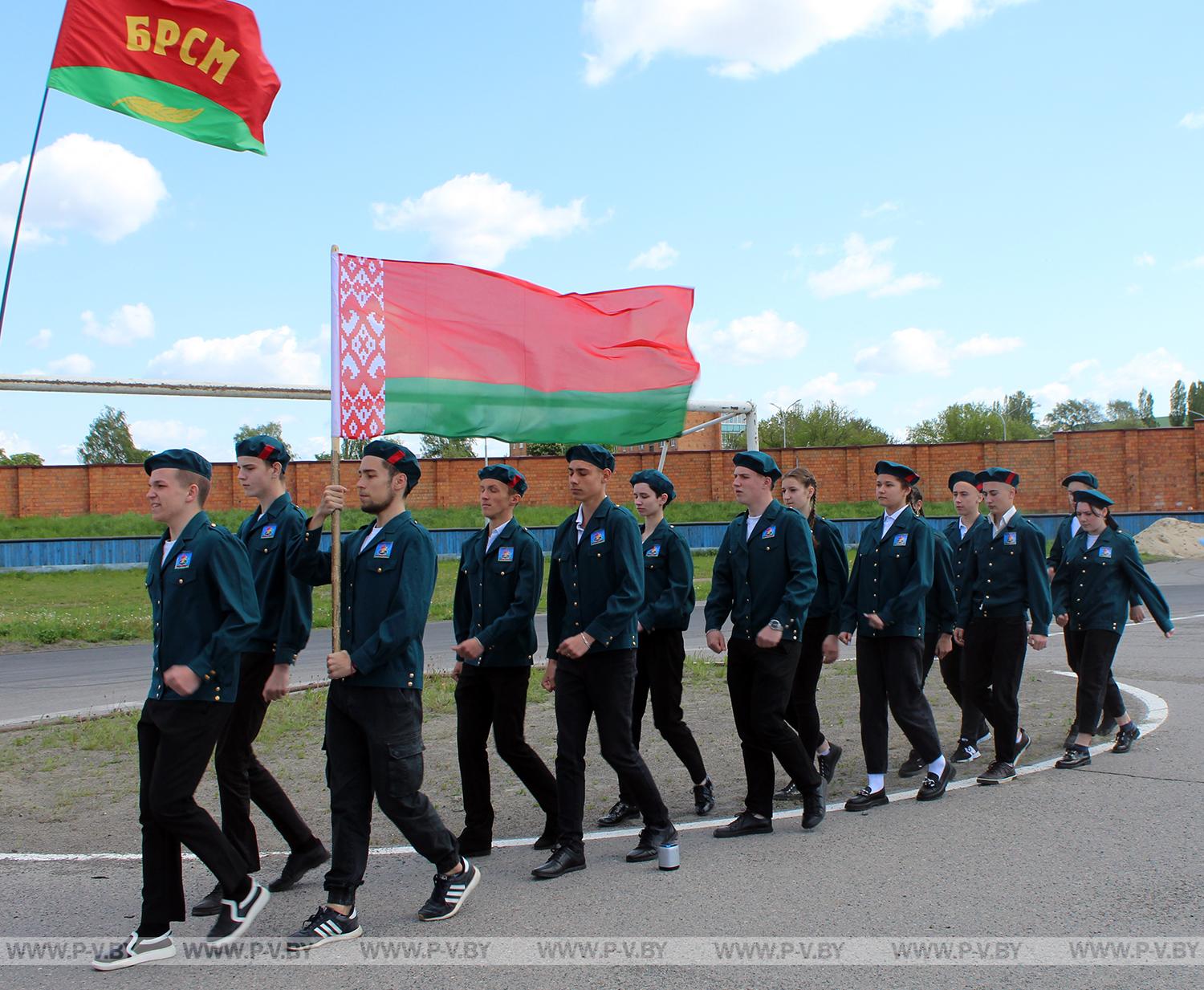Городской этап республиканской военно-патриотической игры «Орлёнок» проходит в Пинске. Фоторепортаж