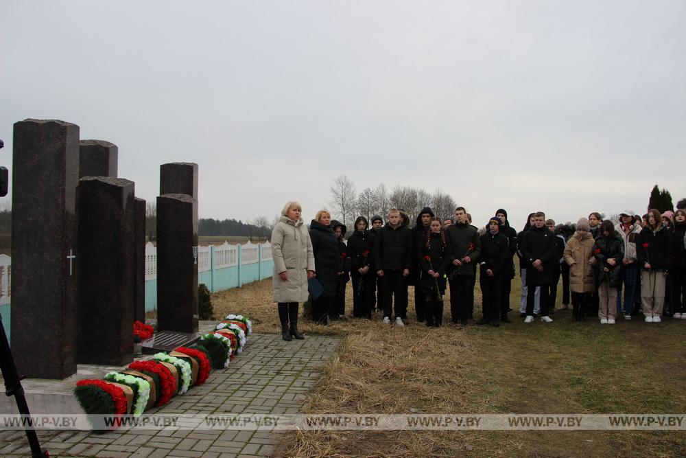 В Пинском районе почтили память жертв Холокоста, среди которых узники Погостского гетто