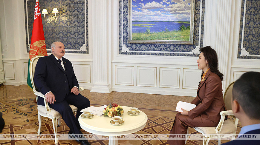 Лукашенко дал интервью СМИ Китая