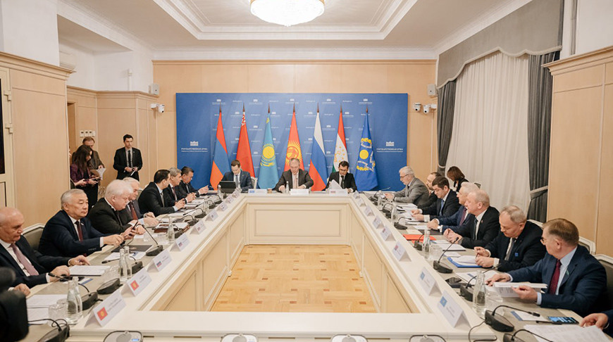 Рачков принял участие в совещании председателей комитетов парламентов ОДКБ