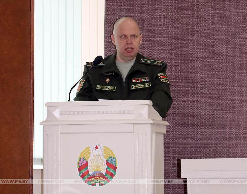Узнали, какие вопросы обсудили на заседании военного совета Клуба полковников и капитанов 1-го ранга Пинского гарнизона