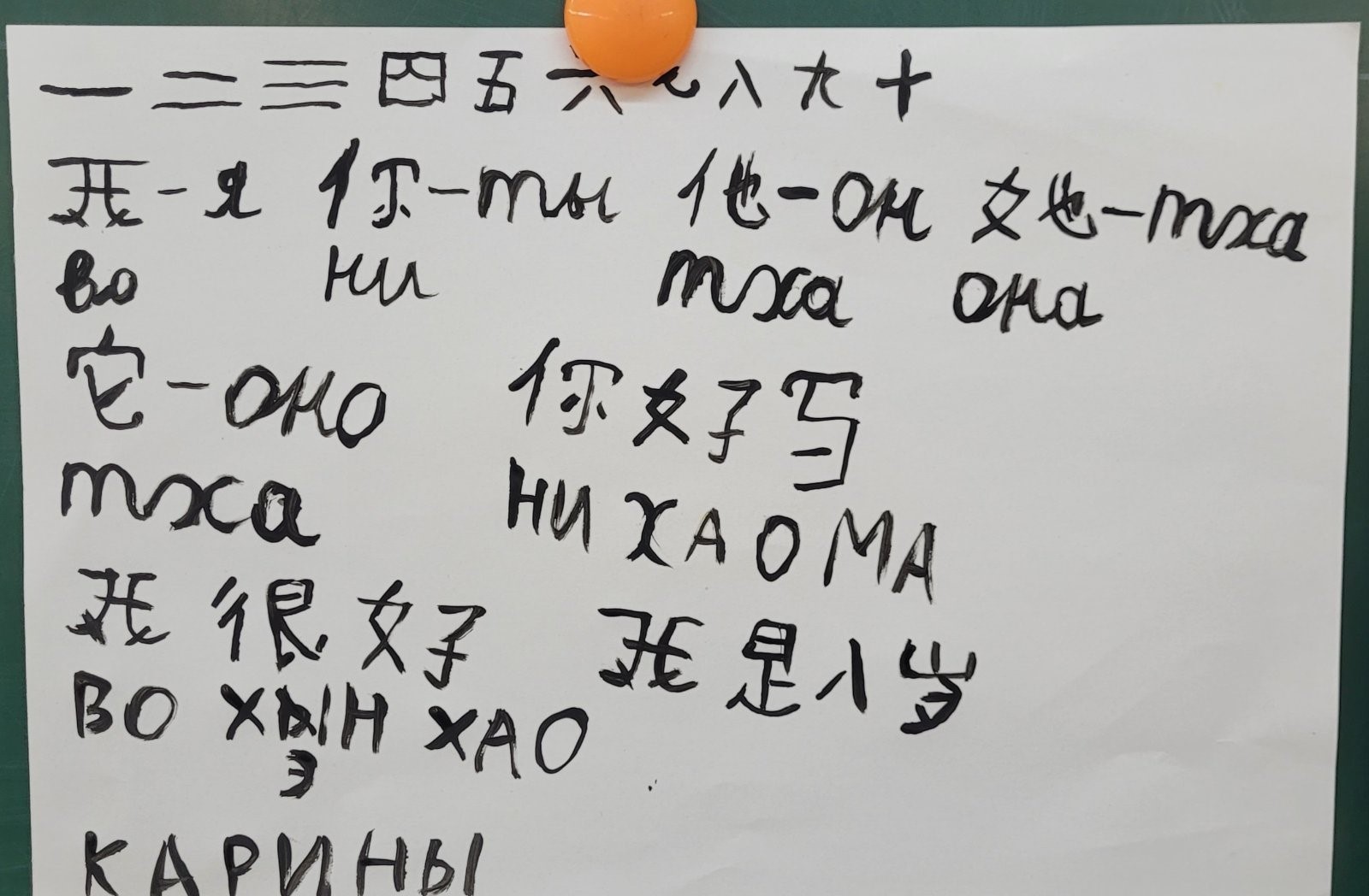 В Пинске второклассники осваивают китайскую грамоту