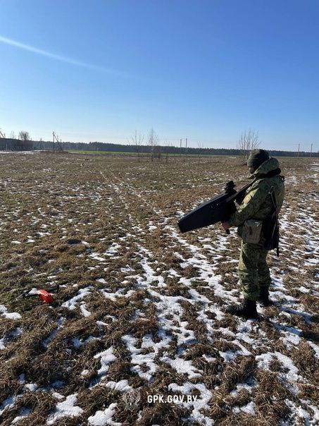 Пинские пограничники перехватили украинский беспилотник