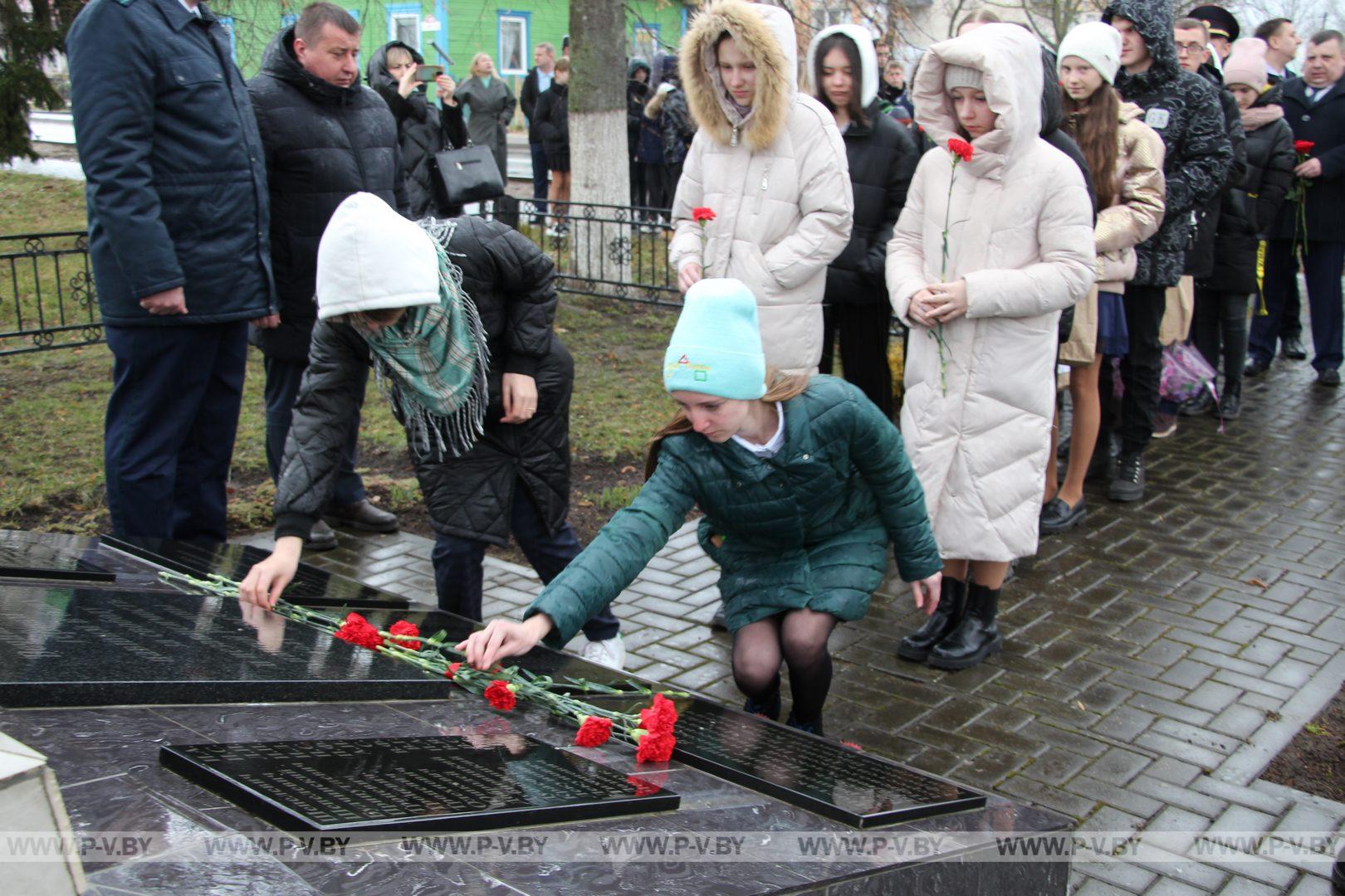 В День Конституции молодёжь Пинского района высадила аллею «Мира и созидания»
