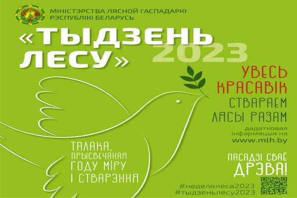 С 1 по 8 апреля в Пинском лесхозе пройдет добровольная акция «Неделя леса-2023»