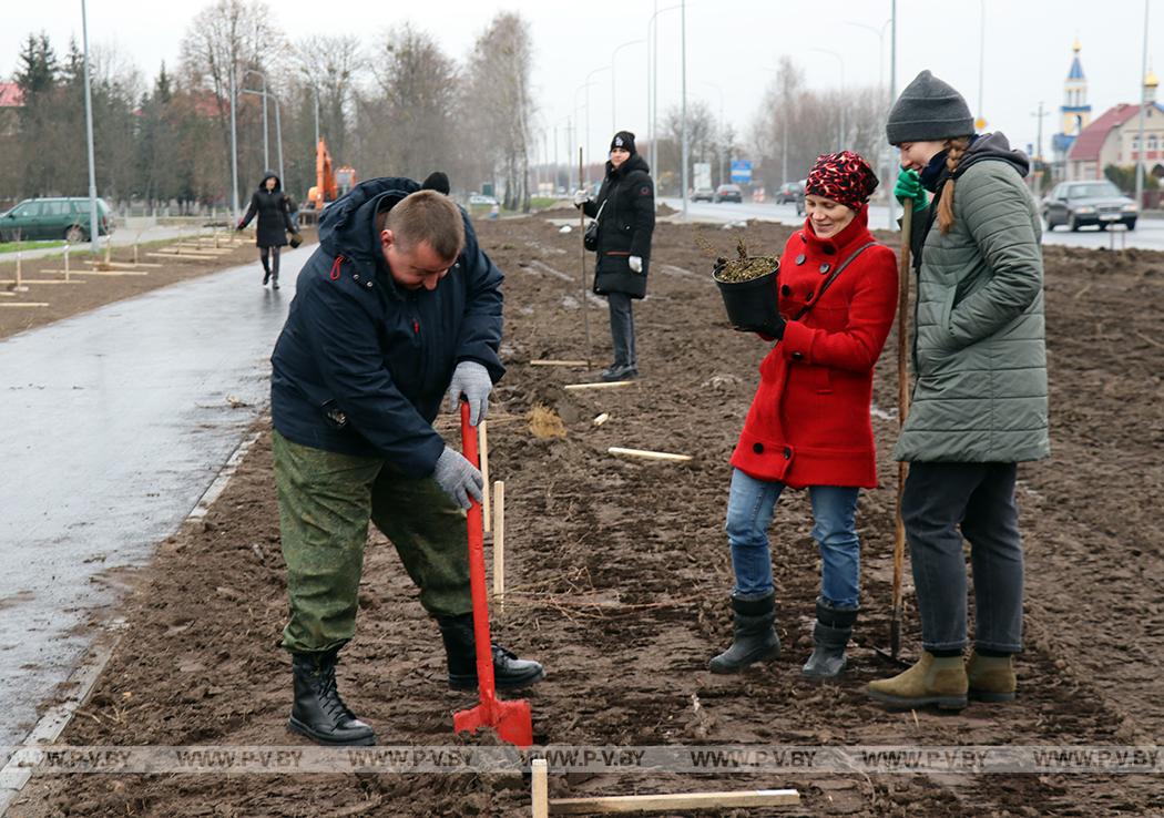 На Пинщине провели районный субботник