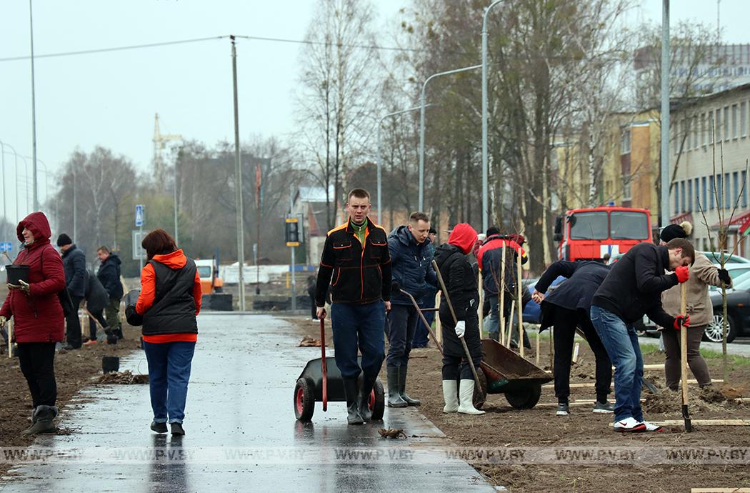 На Пинщине провели районный субботник