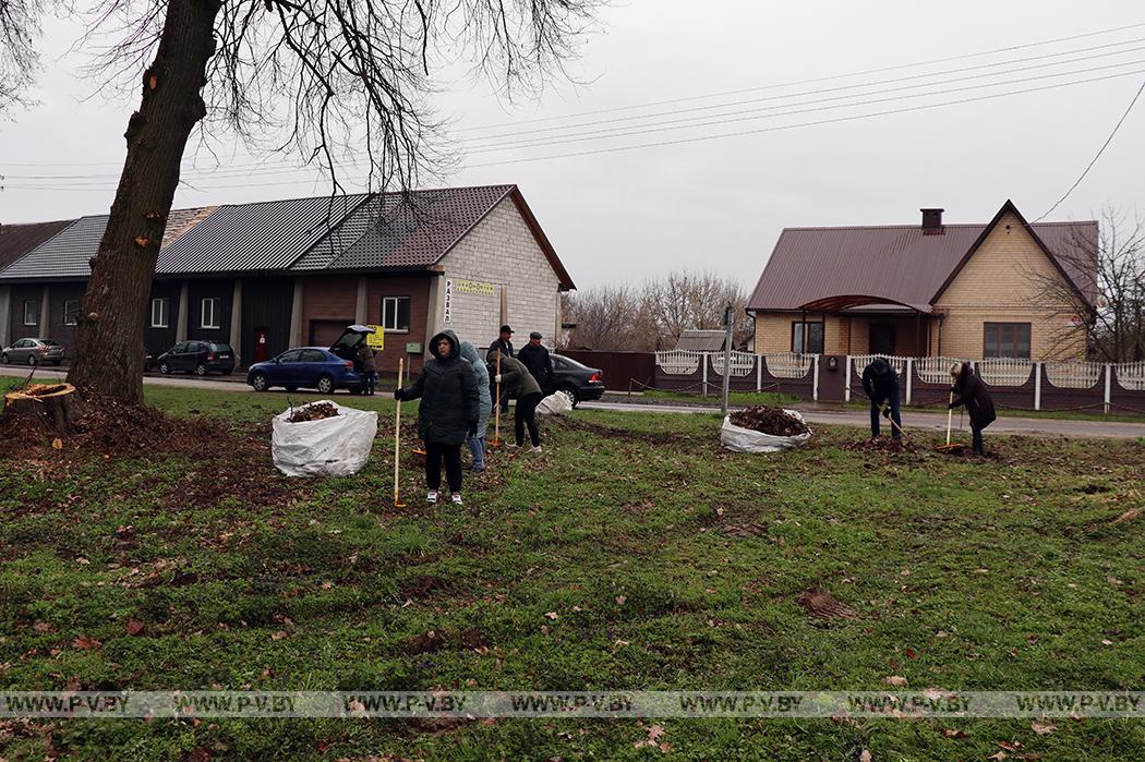 На Пинщине провели районный субботник
