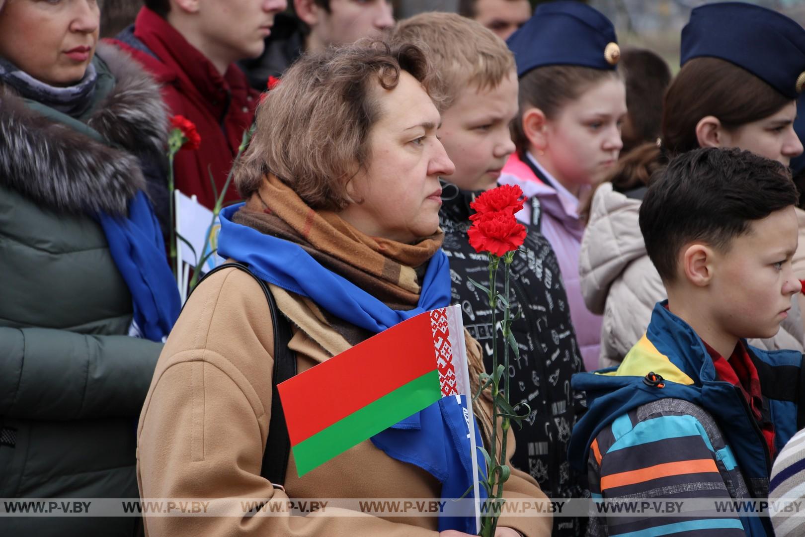 В Пинском районе прошли мероприятия ко Дню единения народов Беларуси и России