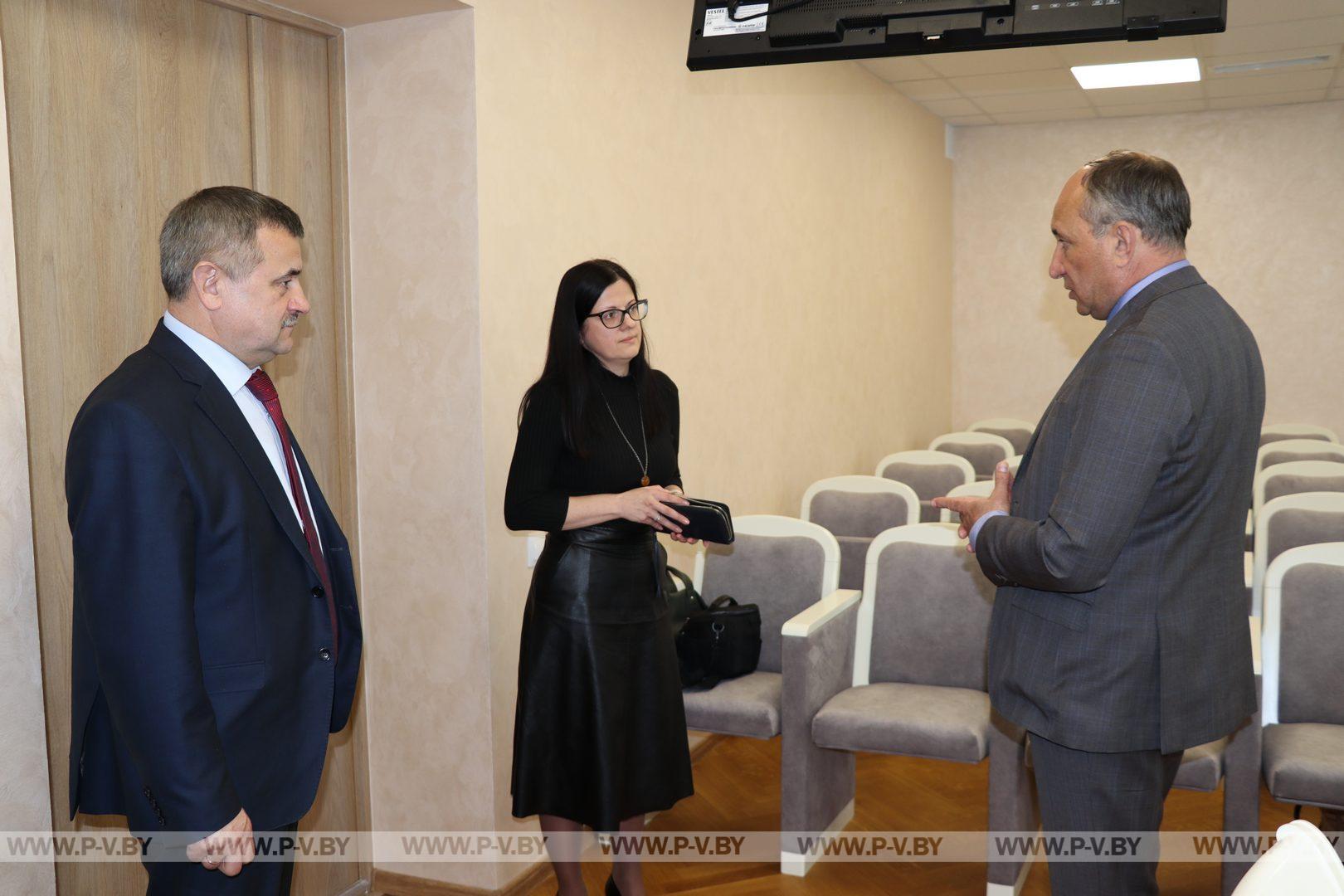 Пинск с деловым визитом посетила делегация представительства Нижегородской области Российской Федерации в Беларуси