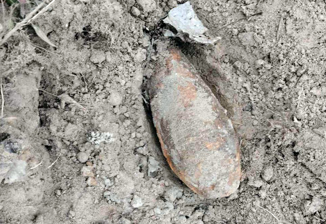В поле у деревни Стытычево нашли снаряд