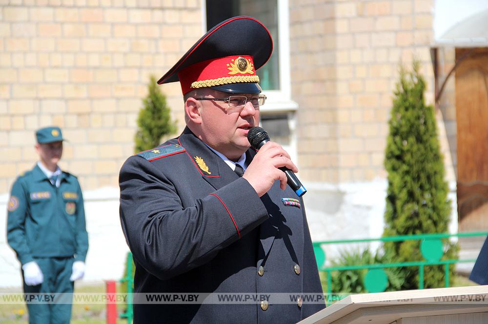 В Пинске торжественно открыт военно-патриотический клуб «Щит Полесья»