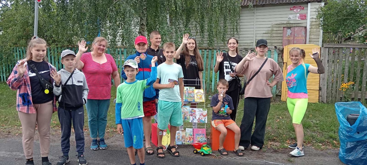 Весёлый праздник для юных жителей состоялся в деревне Хойно