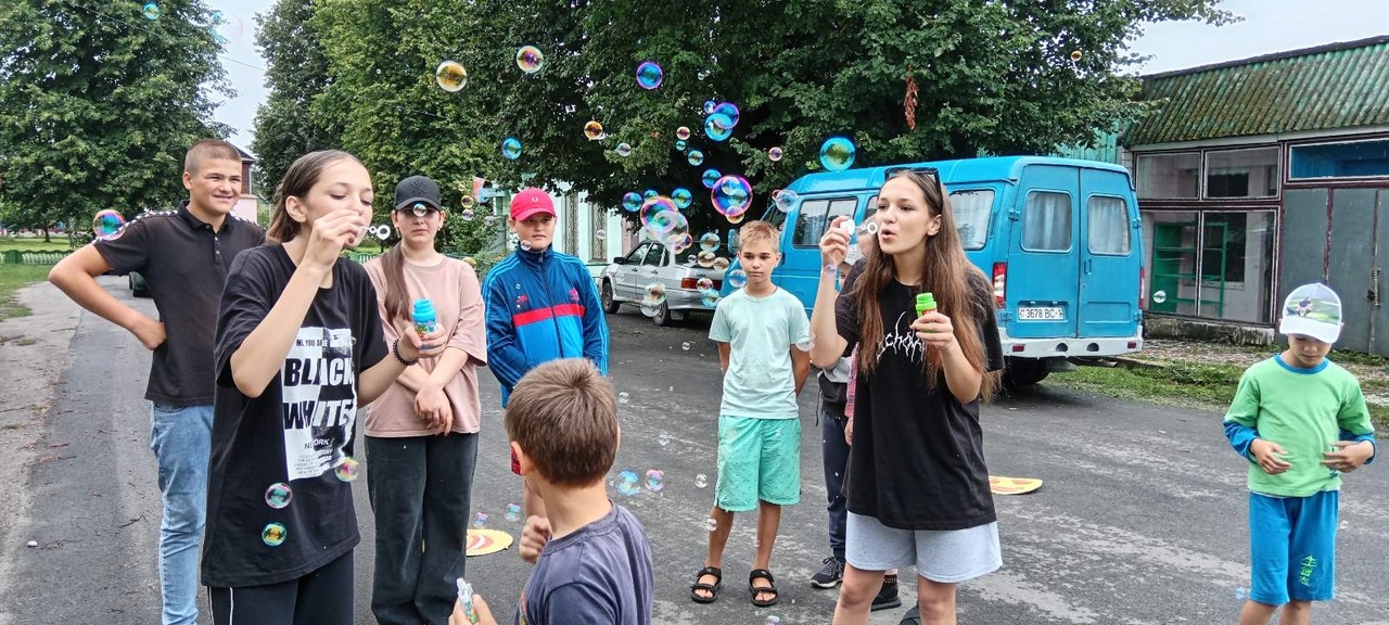 Весёлый праздник для юных жителей состоялся в деревне Хойно