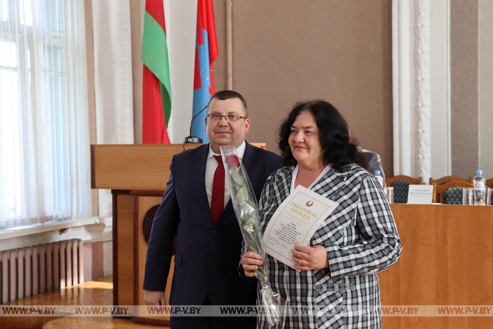 В Пинском райисполкоме состоялось торжественное мероприятие, посвященное Дню учителя