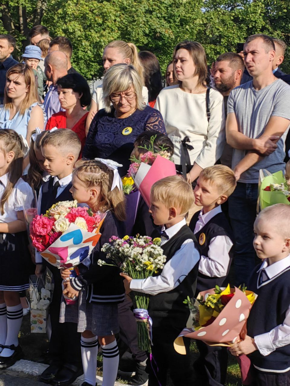 Разделили радость Дня знаний с учащимися Пинского района