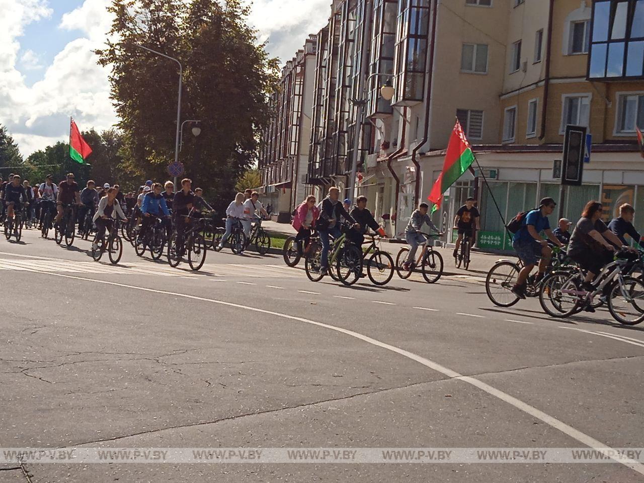 Участники велопробега "Сила в единстве" прокатились по улицам Пинска