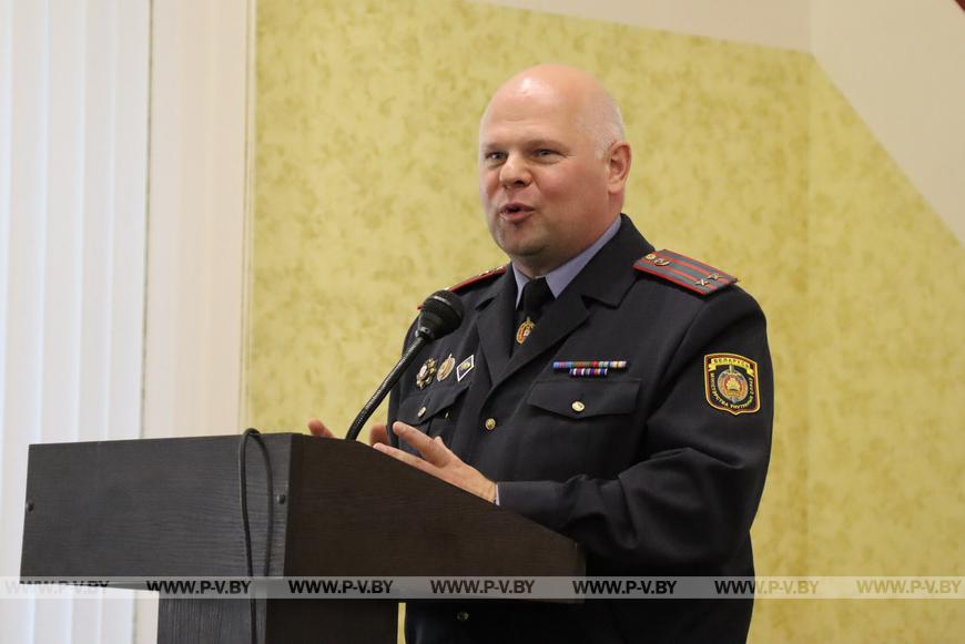Столетний юбилей службы участковых отметили в Пинском ГОВД