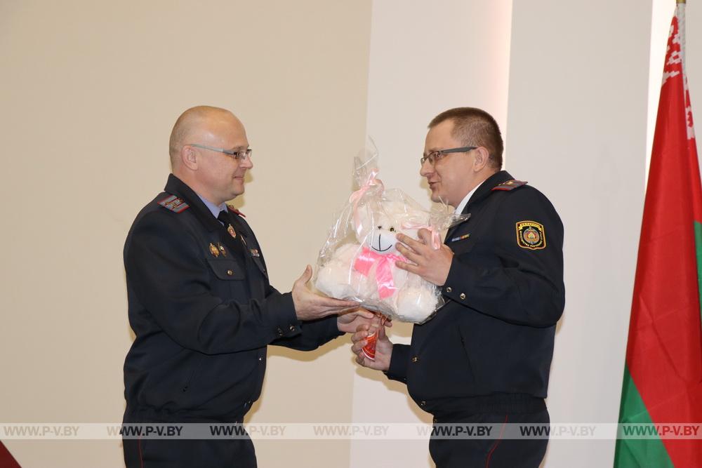 Столетний юбилей службы участковых отметили в Пинском ГОВД