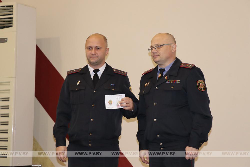 Столетний юбилей службы участковых отметили в Пинском ГОВД