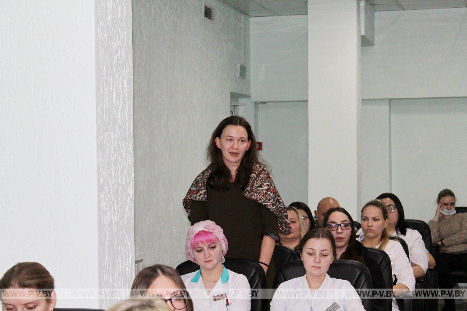 Побывали на молодежном форуме в Пинской центральной больнице