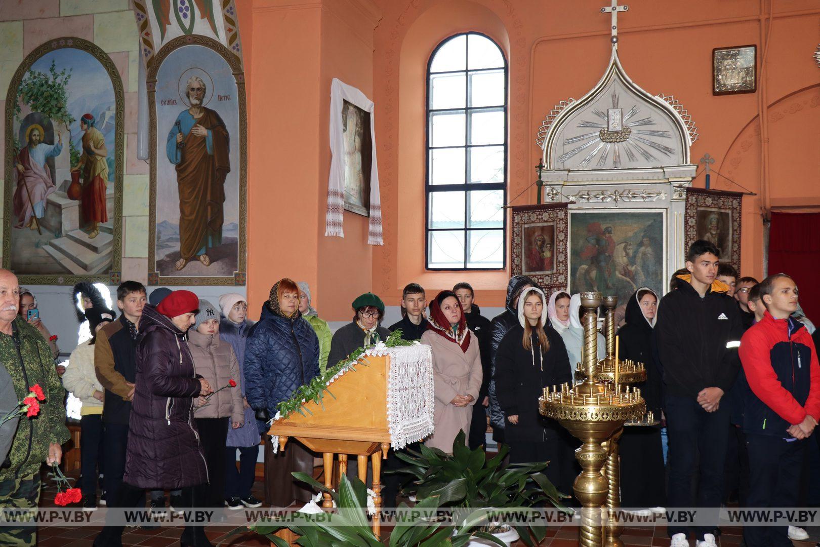 Побывали на торжественном открытии мемориальной доски в память об офицерах Русской Императорской армии