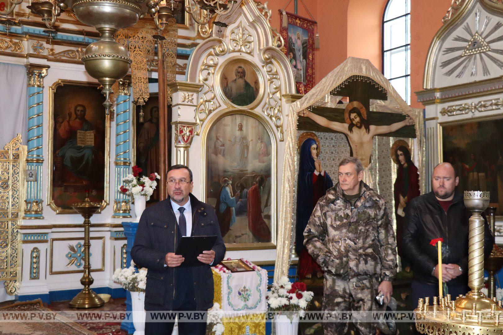 Побывали на торжественном открытии мемориальной доски в память об офицерах Русской Императорской армии