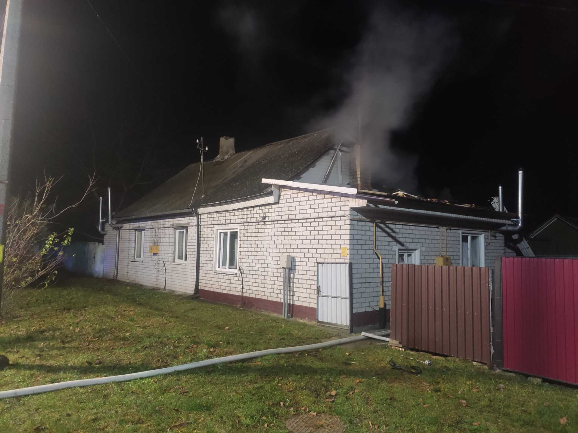 На минувшей неделе в Пинске произошло два пожара: горели дом и квартира