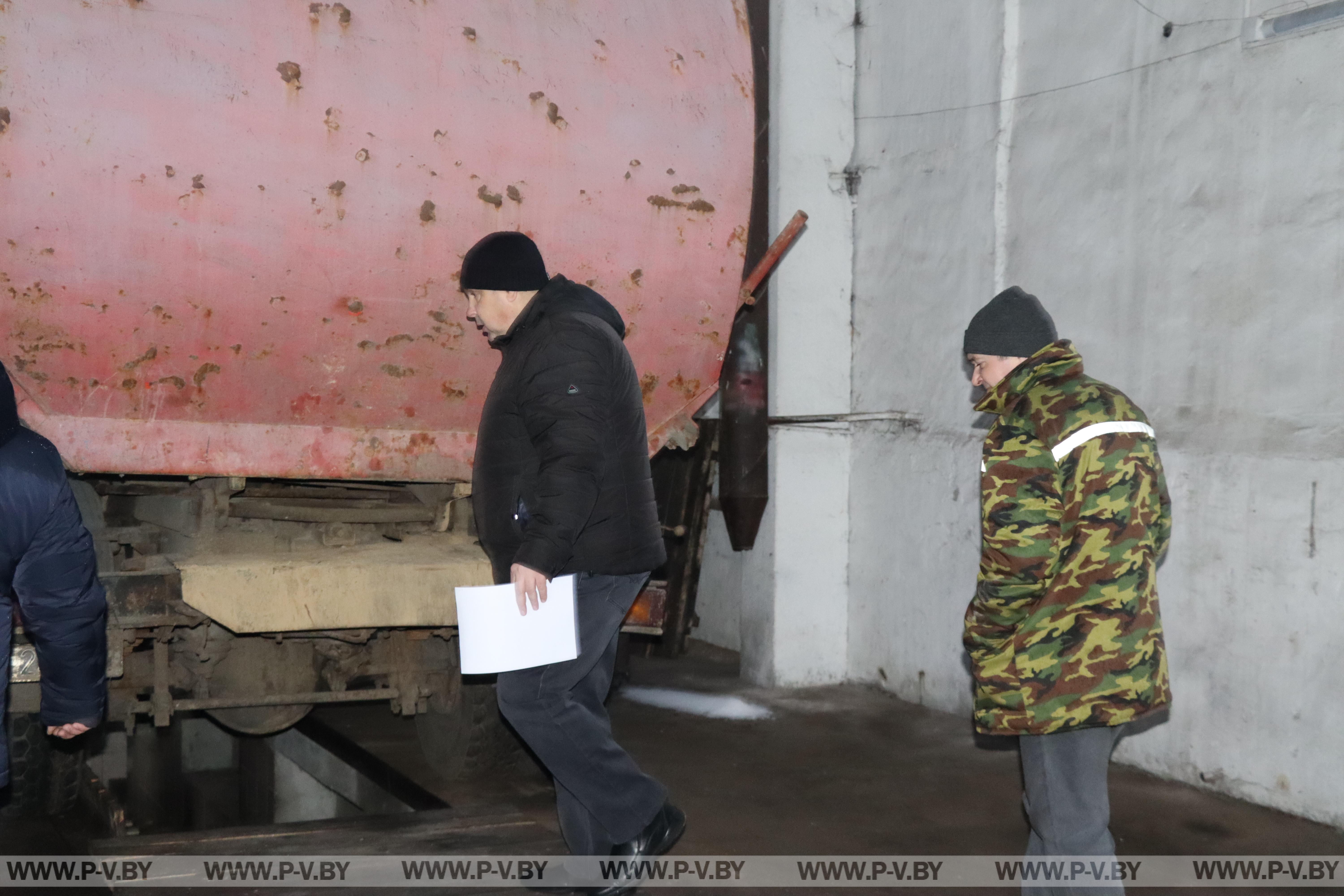 Мобильная группа райисполкома по обследованию объектов хозяйствования Пинского района по охране труда продолжает свои выезды в соответствии с утвержденным графиком