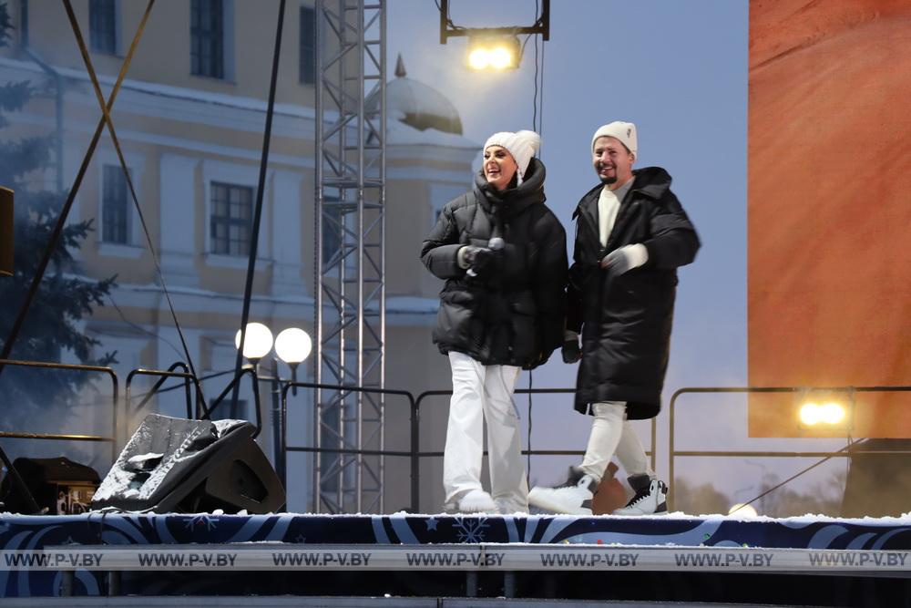 Ольга Рыжикова, Тео, KABUNIN-BAND – на сцене «Берестейских саней-2024» выступили звезды эстрады