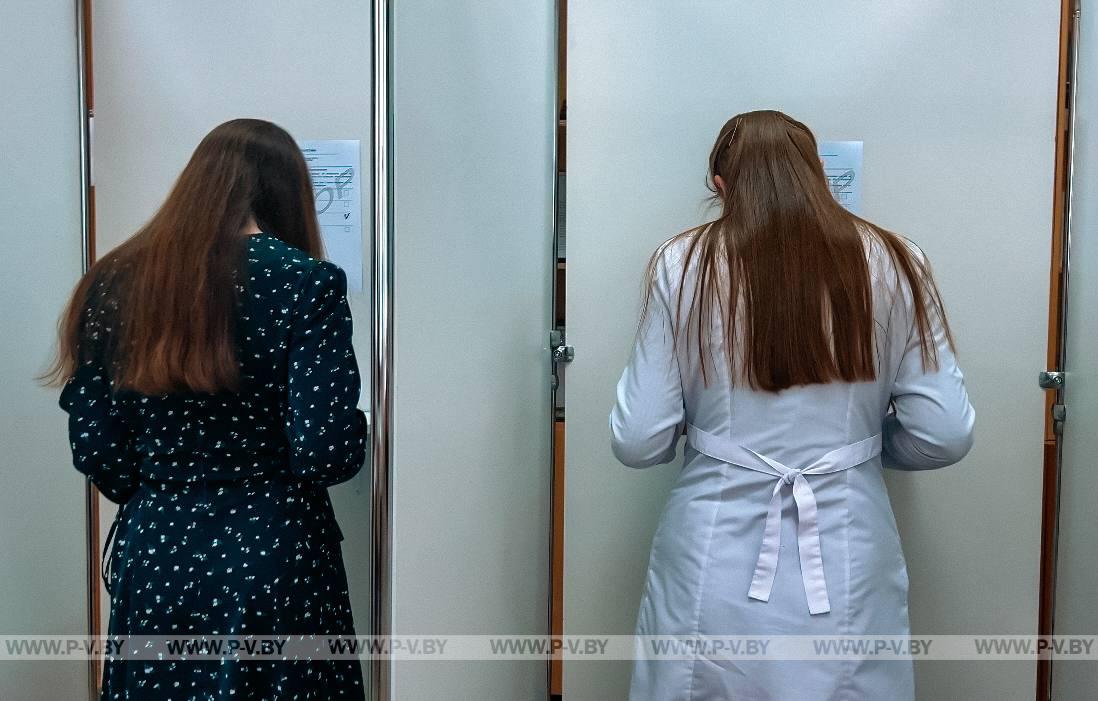 Учащиеся медицинского колледжа г.Пинска приняли участие в досрочном голосовании