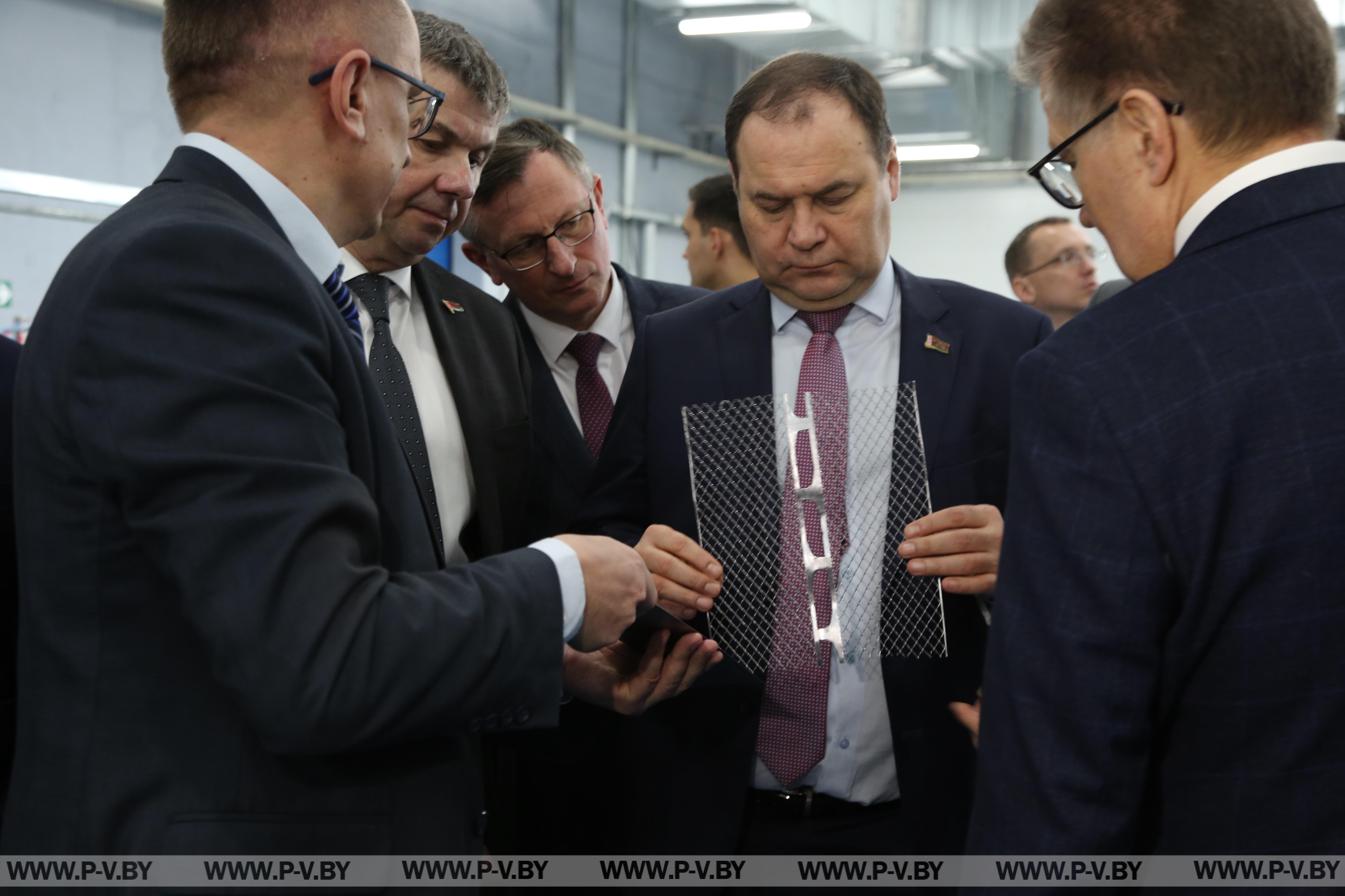Инвестиционная активность – в центре внимания Премьер-министра в ходе рабочей поездки в Пинск