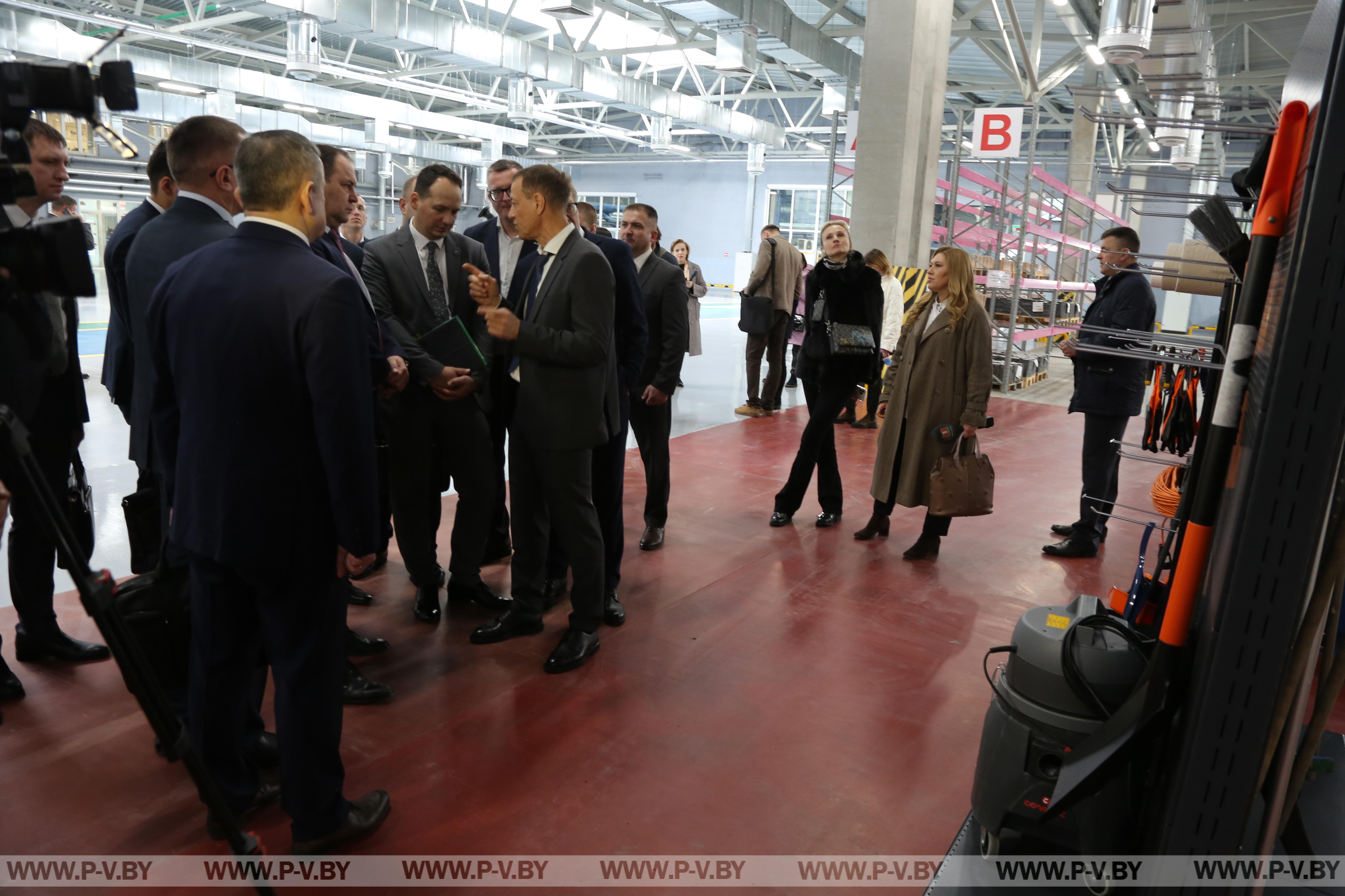 Инвестиционная активность – в центре внимания Премьер-министра в ходе рабочей поездки в Пинск