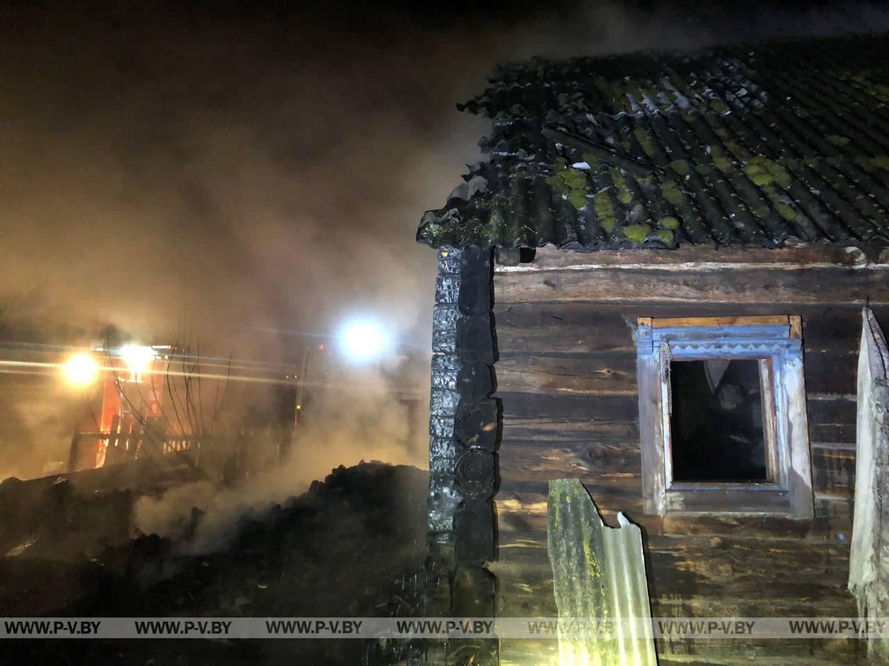 С 21 по 28 марта на территории г. Пинска и Пинского района произошло четыре пожара