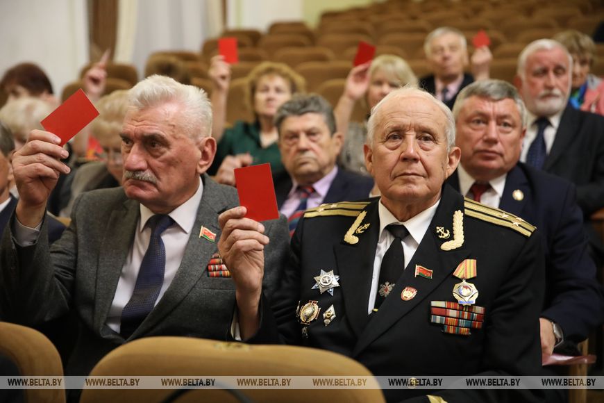 Белорусское общественное объединение ветеранов избрало делегатов на ВНС, среди них - пинчане
