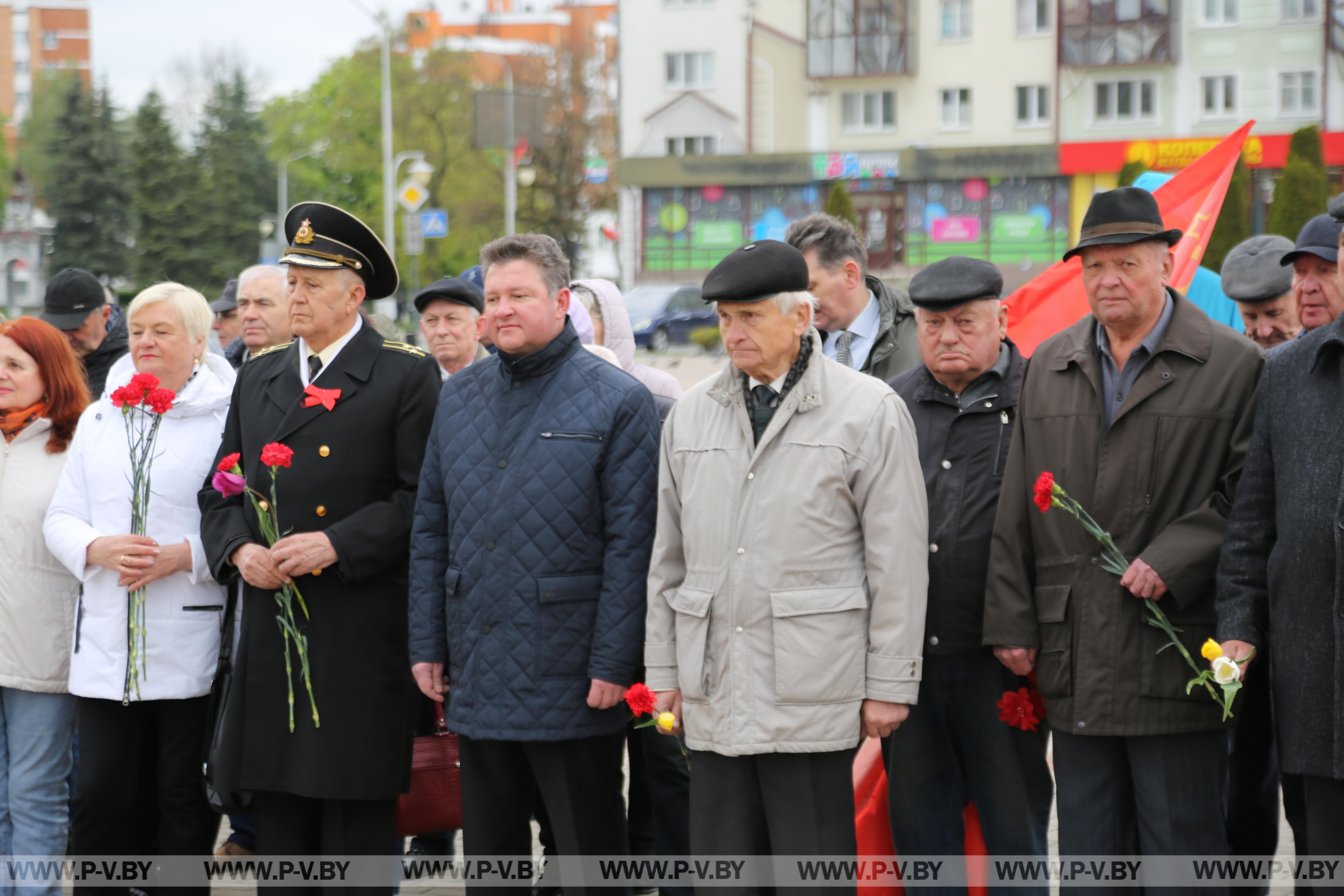 В Пинске отметили 154-ю годовщину со дня рождения В.И. Ленина