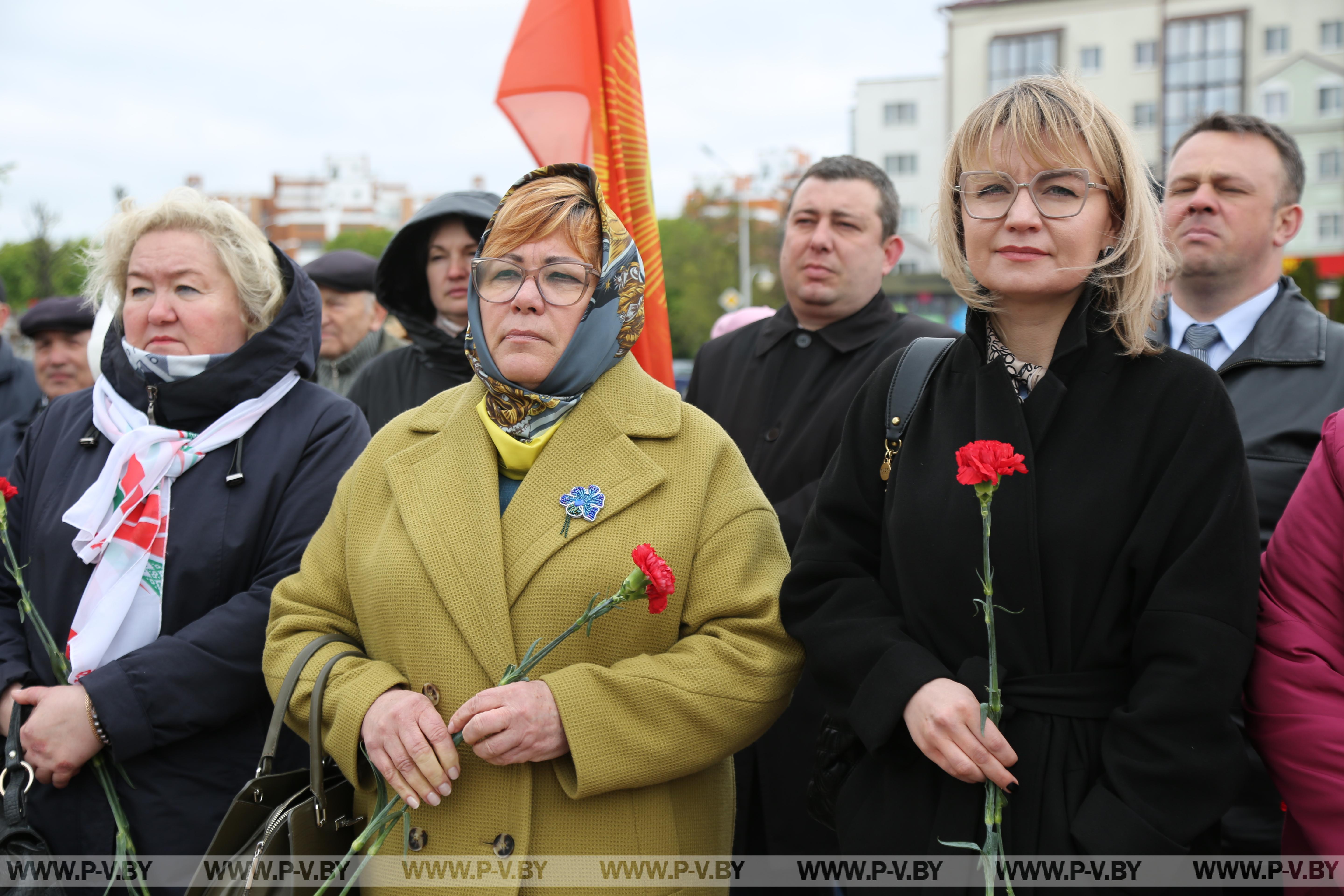 В Пинске отметили 154-ю годовщину со дня рождения В.И. Ленина