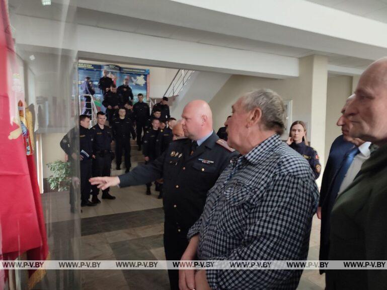 В Пинском ГОВД встретились с ветеранами-ликвидаторами последствий аварии на ЧАЭС