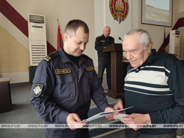В Пинском ГОВД встретились с ветеранами-ликвидаторами последствий аварии на ЧАЭС